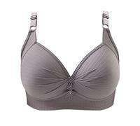 Support Bras for Women UK Sale Wirefree Padded Bra Clearance Seamless Full Coverage Womens Non Wired Bralettes Firm Control Smooth Full Figure Bra Push Up Plunge Bra Top Full Cup Adjustable Straps