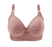 Support Bras for Women UK Sale Wirefree Padded Bra Clearance Seamless Full Coverage Womens Non Wired Bralettes Firm Control Smooth Full Figure Bra Push Up Plunge Bra Top Full Cup Adjustable Straps