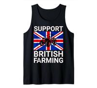 Support British Farming And Agriculture Farmer Tank Top