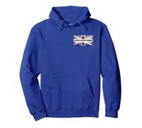 Support British Farming And Agriculture Pullover Hoodie, Adult Unisex, Royal Blue, X-Large