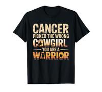 Support Cancer Picked The Wrong Cowgirl You are a Warrior T-Shirt