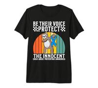 Support Child Abuse Awareness Gifts Child Abuse Prevention Premium T-Shirt