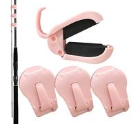 Support De Canne À Pêche Pour Bateau - Clips Porte-Canne And ABS Résistant | Organizer Léger Et Portable Mer, En Plate De Rivière, Sur La Plage Ou La Glace | Accessory Pratique et Fiable