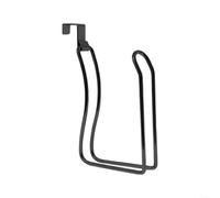 Support de papier toilette au-dessus de la cuve - Design suspendu, sans perçage, pratique pour salles de bains et cuisines, idéal pour ceux qui préfèrent une installation simple,Black/White