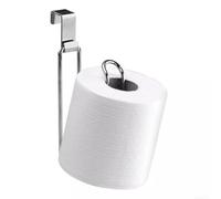 Support de papier toilette au-dessus de la cuve - Distributeur suspendu en métal avec réserve, idéal pour l'organisation de la salle de bains, pour ceux qui veulent éviter les ruptures