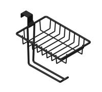 Support de papier toilette au-dessus de la cuve - Rangement suspendu pour placards de salle de bains, adapte aux rouleaux et téléphones, pratique pour ceux qui ont besoin de polyvalence