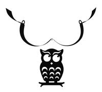 Support de papier toilette en forme d'animal amusant - Autoportant en métal, design de chouette original, pour salles de bains et cuisines, parfait pour ceux qui aiment le design excentrique