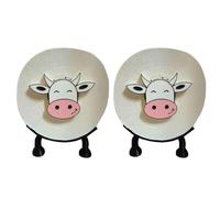 Support de papier toilette en forme de vache amusante - Autoportant, étagère de rangement mignonne, idéal pour salle de bains et bureau, parfait pour les amateurs de décoration originale