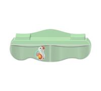 Support de pour jouets pour avec 4 pockets en filet - Étagère anti-éclaboussures pour salle de bain | Range les jouets de bain, évite les éclaboussures, installation facile grâce