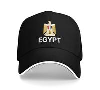Support Egypt Hat Egyptians Cap for Men Women I Stand with Egypt Emblem Coat of Arms Baseball Cap Black