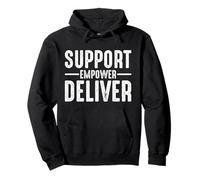 Support Empower Deliver - Funny Midwifery Midwife Gifts Pullover Hoodie