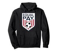 Support Equal Pay for Womens Soccer Athletes Gift Pullover Hoodie