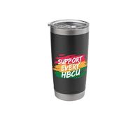 Support Every HBCU Student Alumni Black Teacher Juneteenth Stainless Steel Insulated Tumbler