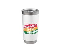 Support Every HBCU Student Alumni Black Teacher Juneteenth Stainless Steel Insulated Tumbler