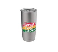 Support Every HBCU Student Alumni Black Teacher Juneteenth Stainless Steel Insulated Tumbler
