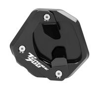 Support Extender Motorcycle Side Stand Pad For YA&MAHA TENERE 700 Tenere700 XTZ 700 XTZ700 2019-2023 Kickstand Extension Plate Support Foot Side Stand Pad Foot Side Stand Extension Plate(Black)