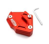 Support Extender Motorcycle Side Stand Plate Pad For YA&MAHA MT-09 2014-2020 FJ09 TRACER 900 XSR900 Foot Pads Kickstand Support Pad Extender Foot Side Stand Extension Plate(Red,X-3)