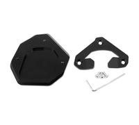 Support Extender Motorcycle Side Stand Plate Pad For YA&MAHA TENERE 700 XTZ 700 Tenere700 XTZ700 2019-2023 2022 Foot Pads Kickstand Support Pad Extender Foot Side Stand Extension Plate(Black)