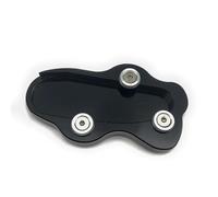 Support Extension Pad Motorcycle Side Stand Pad For Kawasaki VN900 For Vulcan 900 CLASSIC CUSTOM 2007-2020 Kickstand Extension Plate Support Foot Side Stand Pad Soporte Ampliar Placa(Black)