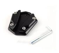Support Extension Pad Motorcycle Side Stand Pad For Zontes 368G 368 368D 368K 368E 368M Kickstand Extension Foot Side Support Stand Soporte Ampliar Placa(Black)
