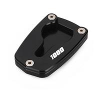 Support Extension Pad Motorcycle Side Stand Plate For Kawasaki Z900 Z900RS Z 900 RS Z 900 2017-2024 2023 Kickstand Pad Plate Support,Extension Foot Side Stand Soporte Ampliar Placa Plate(Black 1)