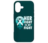 Support for victims of sexual assault, teal ribbon Case for iPhone 17