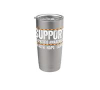 Support Hepatitis Awareness Shirt - Hepatitis Awareness Stainless Steel Insulated Tumbler