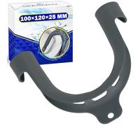 Support Hose Hanger in the U-Shaped 100 x 120 x 25 mm for Washing Machine Drain Hose Extension and Dishwasher Waste Pipe - Warranty 10 Years - MONTERAL