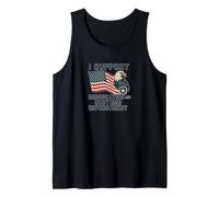 Support Immigration Customs USA Eagle Flag Tank Top