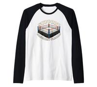 Support Independent Wrestling Ring Pro Wrestling Indy Fans Raglan Baseball Tee