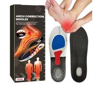 Support Insoles, Absorption and Comfort for All Day - Shoe Insoles with Arch Support - For Work Boots Sneakers High Heels Running Walking Riding And A