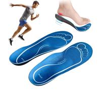 Support Insoles - Comfort Inserts for the Arch Support, Flat Foot Cushioning, Robust Ergonomic Design, Shock Absorbing Foot Pad, Durable Comfort Tool, Men Women Sports, Skateboard Train