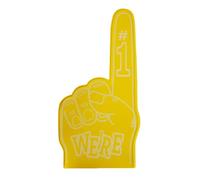 Support item - 18 inch large foam finger with We are No. 1 - high-quality EVA - various colours - for all sports events such as football, basketball - 1 piece
