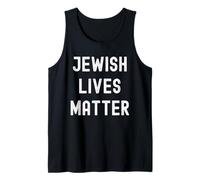 Support Jewish Lives Matter Jewish Jew Pride Stop Hate Tank Top