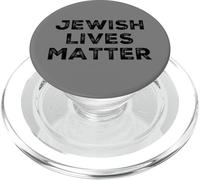 Support Jewish Lives Matter Pro Jewish Pride Stop Hate PopSockets PopGrip for MagSafe