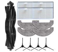 Support Kit for BPMIO B15 and B15 For Plus with Main Roller Brush Side Sweepers Filter and Cleaning Mop Textiles (A)