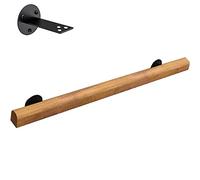 Support Kit1ft to 14ft Wooden Stair with Metal Bracket for Outdoor StepsDurable anStylish Wall Mounted Railing Solution