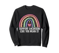 Support Lacation Like You Mean It Breastfeeding Sweatshirt