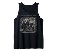 Support Local Dumpster Divers Raccoon and Bear Foraging Tank Top