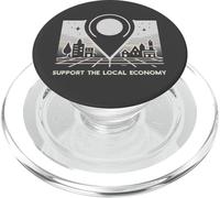 Support Local Economy Market Community Business Vintage PopSockets PopGrip for MagSafe