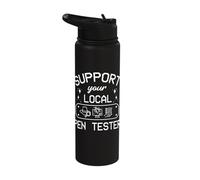 Support Local Pen Tester Penetration Tester Cyber Security Stainless Steel Insulated Water Bottle