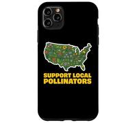 Support Local Pollinators Bee Conservation Gardener Case for iPhone 11 Pro Max