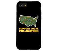 Support Local Pollinators Bee Conservation Gardener Case for iPhone SE (2020) / 7/8