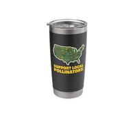 Support Local Pollinators Bee Conservation Gardener Stainless Steel Insulated Tumbler