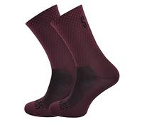 SUPPORT Men's Cycling Socks, Breathable technology non slip fibre unisex funny patterns cyclist accessories for Hiking Walking Climbing Bike Riding Essentials, Wine's, 8-9 UK / 42-44 EU