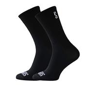SUPPORT Men's Cycling Socks, Breathable technology non slip fibre unisex funny patterns cyclist accessories for Hiking Walking Climbing Bike Riding Essentials, Black's, 6-7 UK / 39-41 EU