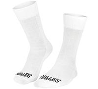 SUPPORT Men's Super-Light Cycling Socks, unisex cyclist accessories, Hiking Walking Climbing Bike Riding, White, 6-7 UK