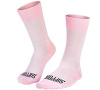SUPPORT Men's Super-Light Cycling Socks, unisex cyclist accessories, Hiking Walking Climbing Bike Riding, Pink, 3-5 UK
