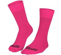SUPPORT Men's Super-Light Cycling Socks, unisex cyclist accessories, Hiking Walking Climbing Bike Riding, Pink Fluo, 10-11 UK