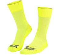 SUPPORT Men's Super-Light Cycling Socks, unisex cyclist accessories, Hiking Walking Climbing Bike Riding, Fluo, 8-9 UK
